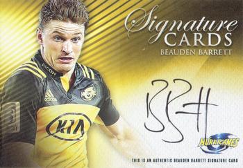 2018 Tap 'N' Play New Zealand Rugby - Signatures #SC-09 Beauden Barrett Front